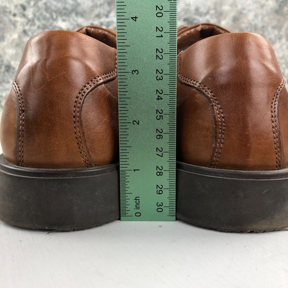 GH Bass & Co Men's Size 13M Sussex Cognac Brown Leather Lace-Up Oxford Shoes - Picture 7 of 14